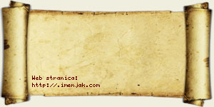 Isidora Pavić vizit kartica